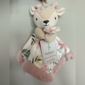 Embroidered Girls Light Pink Security Blanket